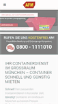 Mobile Screenshot of containerdienst-muenchen.com